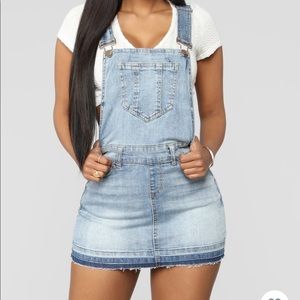 BNWT fashion nova skirt overalls